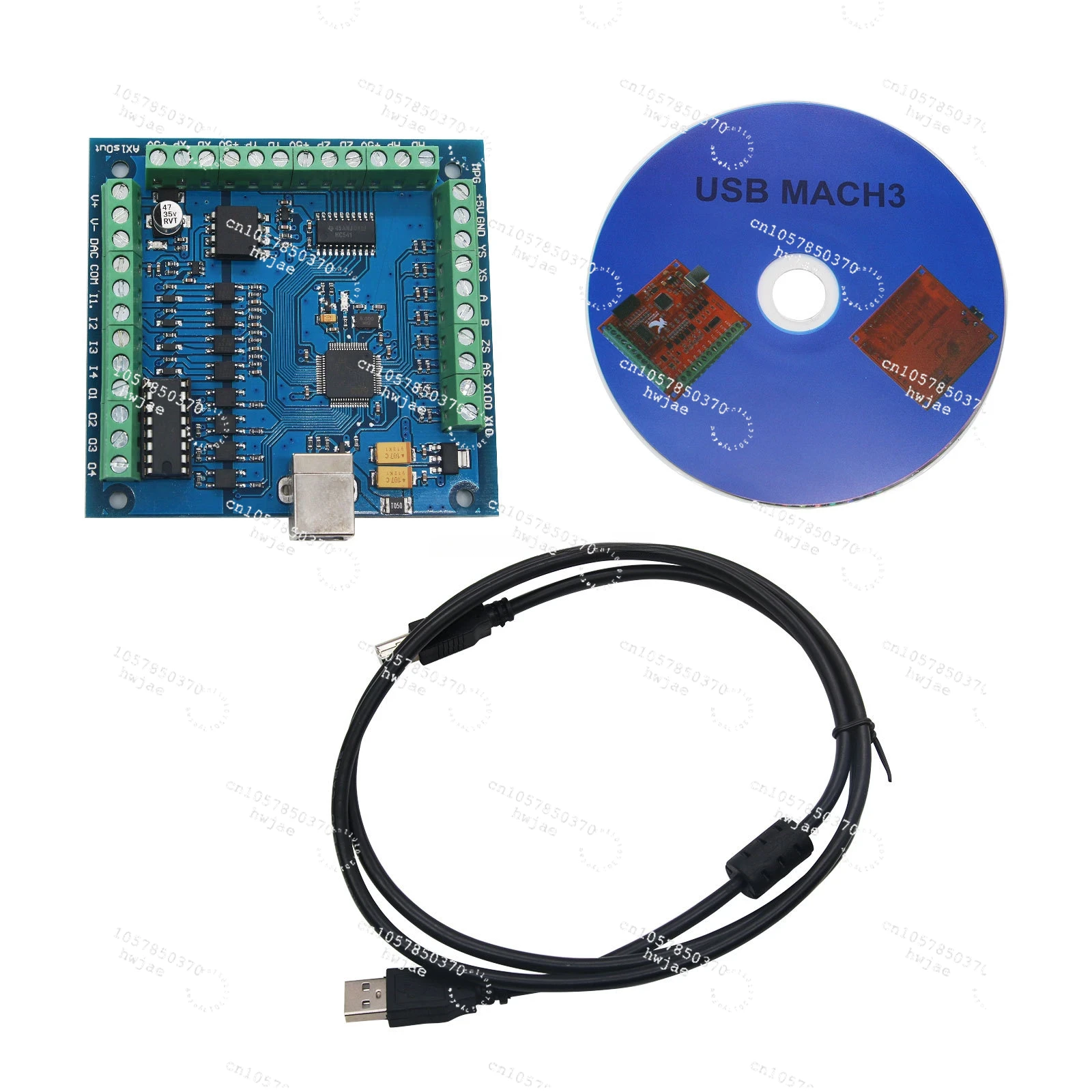 Mach3 Usb Cnc Controller 4 Axis 100Khz - Tarjeta Controladora CNC USB de 4