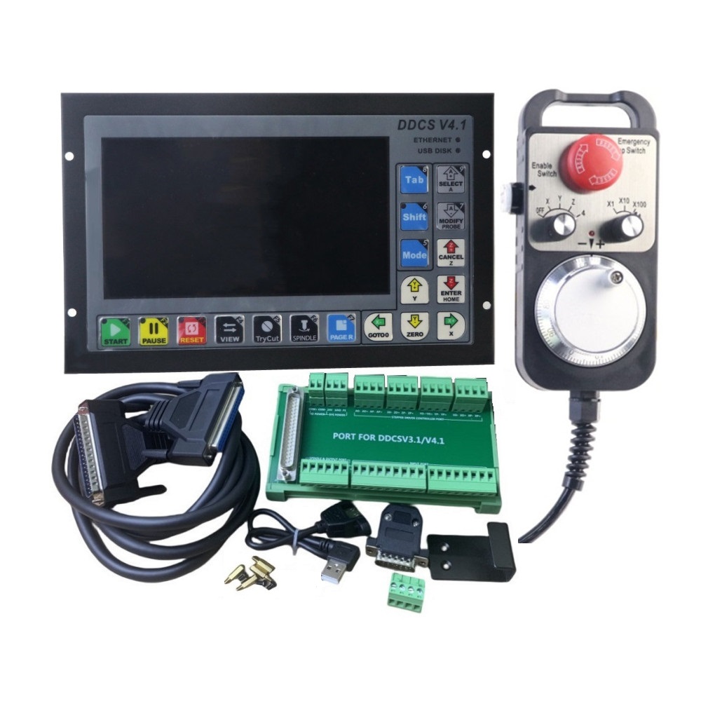Ddcs V4.1 4 Axis Cnc Offline Controller - Kit de Controlador de Movimiento CNC