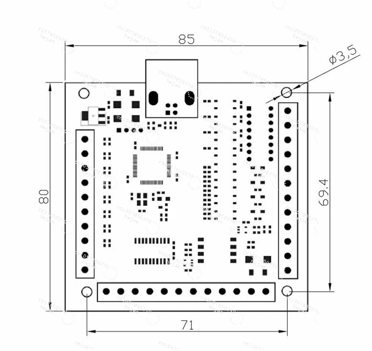Tarjeta Controladora CNC USB d - Mach3 Usb Cnc Controller 4 Axis 100Khz reseña y precio