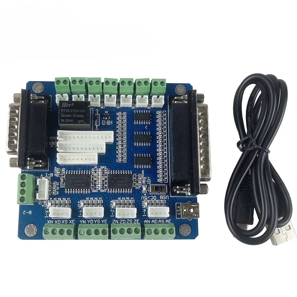 Placa controladora CNC Mach3 d - 5 Axis Cnc Breakout Board Interface Mach3 reseña y precio