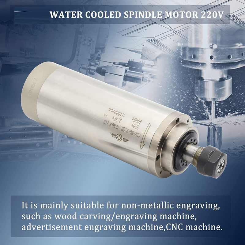 Motor de husillo CNC de 2,2 kW - Er20 Collet Chuck Spindle Motor 220V reseña y precio